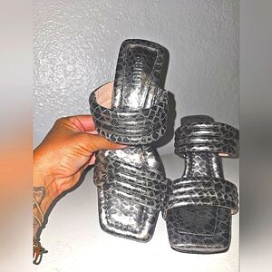 Shutz leather heels sz8